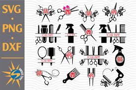 Download Hairdresser Monogram Graphic By Svgstoreshop Creative Fabrica