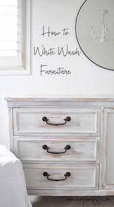 Basically, when you whitewash furniture you are creating an appearance of weathered wood. How To White Wash Furniture A Simple Easy Tutorial White Washed Furniture Painted Bedroom Furniture Furniture Makeover