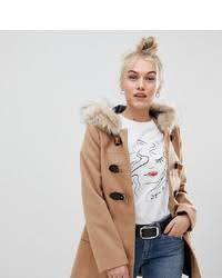 The single breasted buttons are met with. Women S Camel Duffle Coats From Asos Lookastic