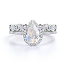 Create photo books, wall art, photo cards, invitations, personalized gifts and photo prints at shutterfly.com. Perfect 2 Carat Rainbow Moonstone Tear Drop Wedding Ring Set With Matching Eternity Wedding Ring Band In White Gold Radhes Com