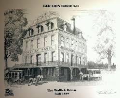 Historic Wallick House Red Lion Pa Built 1889 Print By York Artist James Ramsden In Prints Ebay Red Lion Historical Newspaper Prints
