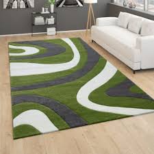 Designer szőnyeg absztrakt mintás szőnyeg zöld 120x170 cm -