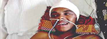 Sam awakes from coma