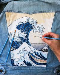 Do you put a clear coat on denim? Denim Painting 101 Paint And Supplies Kessler Ramirez Art Travel