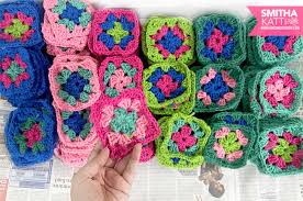 There are three parts to this blanket; Granny Square Blanket Pattern That Is Simple To Make And Colorful Smiling Colors