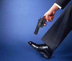 Image result for shot in the foot gif