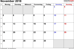 Epidemiolog predrag kon izjavio je da teorije zavere koje o koronavirusu kruže društvenim mrežama i na pojedinim medijima veze sa istinom nemaju. Kalender November 2018 Als Pdf Vorlagen
