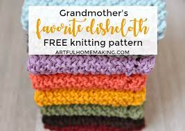 What yarns are best for dishcloths. Grandmother S Favorite Dishcloth Knitting Pattern Artful Homemaking