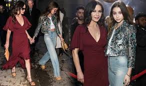 The actress has been spending quality time with son dylan, 20, and daughter carys, 17, since quarantining together over summer. Catherine Zeta Jones And Michael Douglas Are Joined By Daughter Carys For Fashion Show Celebrity News Showbiz Tv Express Co Uk
