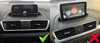 So while the navigation system tries to give instructions, the left speaker is muted. Mazda 3 2014 2017 Aftermarket Radio Upgrade