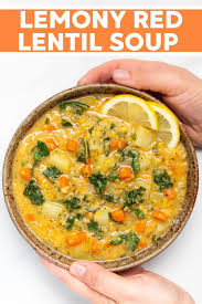 Red Lentil Soup With Lemon Recipe In 2020 Red Lentil Soup Lentil Recipes Red Lentil