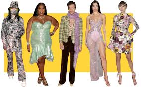 Dua lipa also sparkled, in a pink sequin versace gown with a butterfly motif. This Was The Worst Year Yet For Grammys Fashion