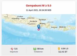 Telah terjadi gempa di kabupaten blitar hari ini. Info Gempa Bumi 11 April 2021 Di Blitar Info Blitar