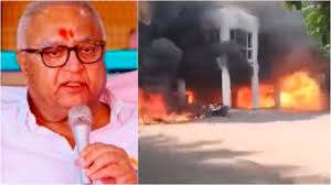 Maratha Reservation Violence Ncp Mla Prakash Solanki Arson Pre Planned