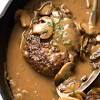 So similar to salisbury steak and gravy. 1