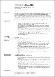 When writing your resume, be sure to reference the job description and highlight any skills, awards and certifications that match with the requirements. Medical Sales Representative Resume Example Resume Now