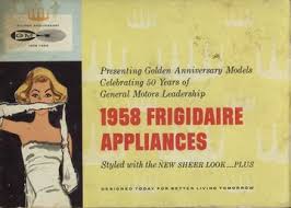 Image result for Yellow 1958 Frigidaire