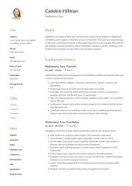 Mathematics Tutor Resume Template In 2020 Mathematics Guided Writing Resume Writing