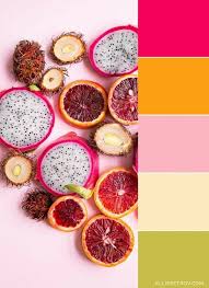 With a careful selection of colors and hues from the palettes, you can create and convey a brand message effectively by evoking the desired emotions. Fruit Slices Color Palette Pink Orange Color Palettes Summer Color Palette