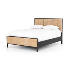 Sydney Bed In Black In 2020 Black Bedding Cane Bed King Beds