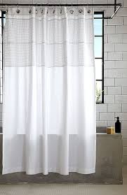 More Modern Shower Curtain Finds For A Stylish Powder Room Modern Shower Curtains White Shower Curtain Cool Shower Curtains