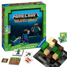 Minecraft Builders Biomes Board Game In 2021 Strategy Board Games Board Games Ravensburger