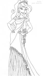 This drawing was made at internet users' disposal on 07 february 2106. Megara Deluxe Gown Lineart By Ladyamber On Deviantart Disney Princess Artwork Coloring Pages Famous Artists