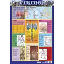 Vikings Information History Poster