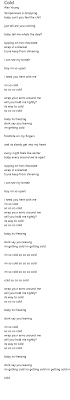 Cold Lyrics Follow Lyrics