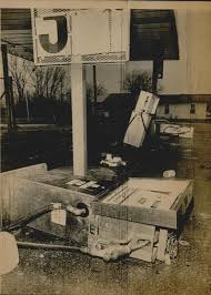 Scenes from the 1980 riot that took place in Idabel.