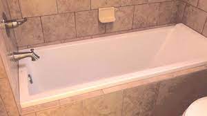 A place to put towels etc when we are showering. Beautiful European Drop In Tub With Italian Tile Surround Youtube