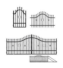 Zaun 49 M Tore Gartenzaun Metallzaun Schmuckzaun Zauntor Recinzioni