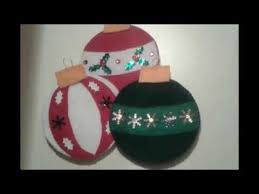 Esferas Navidenas Fieltro Youtube