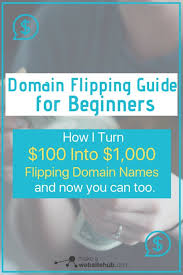 How I Turn 100 Into 1000 Flipping Domain Names How To Make Money Way To Make Money Make Money Online