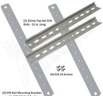 DIN Rail Mounting Frame and Rails Kit for NF14 Series Enclosures