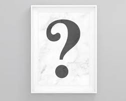 Give Your Modern Home A New Stylish Look With This Question Mark Print Question Mark Marble Printable Typography Wall Art Type Artwork Office Space Decor