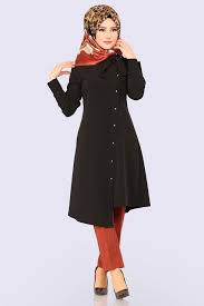 Modaselvim Tunik Yandan Dugmeli Tesettur Tunik Pl868 Siyah Goruntuler Ile Tunik The Dress Elbise