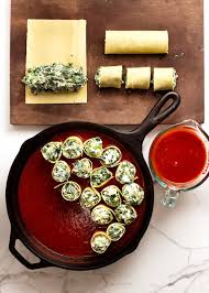 The whole family will love this one. Spinach And Ricotta Rotolo Italian Lasagna Roll Ups Recipetin Eats