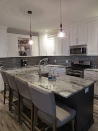Modern Farmhouse Kitchen Remodel White Shaker Cabinets Gray Island White Shaker Kitchen Cabinets Farmhouse Kitchen Remodel White Shaker Kitchen