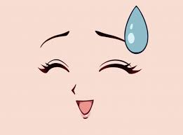 Premium Vector Happy Anime Face Manga Style Closed Eyes Little Nose And Kawaii Mouth Hand Drawn We'll review the issue and make a decision about a partial or a full refund. happy anime face manga style closed