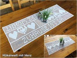 Mein buntes zuhause häkeln basteln selbstgemachtes kreativ handmade. Tischlaufer Hakeln Motivtuch Hakeln Diy