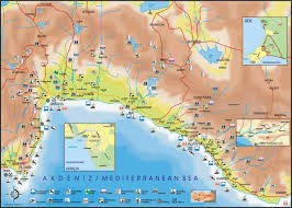 Hasonlítsa össze az árakat és nyereségesen utazzon. Antalya Regio Terkep Terkep Torokorszag Antalya Regio Torokorszag