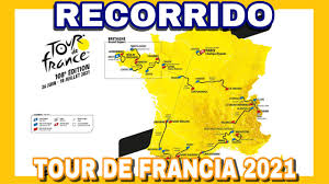Saturday 26th june to sunday 18th july 2021 grand depart: Recorrido Del Tour De Francia 2021 Youtube