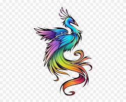 Unlike all the other birds, phoenix is a mythological bird. Bird Tattoo For Girls Colourful Phoenix Tattoo Free Transparent Png Clipart Images Download