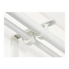Betydlig Curtain Rod Holder White Ikea Curtain Rod Holders Curtain Rods Double Rod Curtains