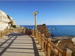 Coast Of The Caspian Sea Rock Trail Kazakhstan Aktau City 11 July 2019 Year In 2020 Caspian Sea Kazakhstan Coast