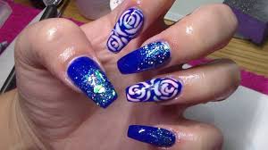 23:14 libby ortega 104 422 просмотра. Acrylic Nails Sculpted Coffin Shape Blue Nail Design Youtube