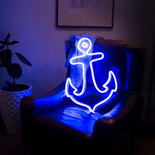Find What You Love And Let It Kill You Blue Neon Sign Panama Neon Signs Custom Neon Signs Neon