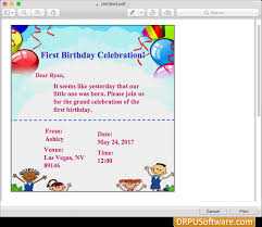 A person gets full opportunity to add any image, text. Free Kids Birthday Party Invitation Card Maker Software For Mac