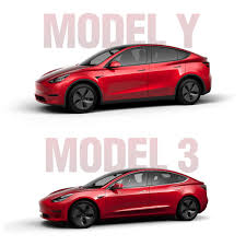 Both vehicles share 75% of their parts since they're optimized for quick production. Model Y Vs Model 3 Front Side View Teslamotors